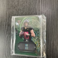 RARE Wild Card Bo Nix Rookie Football Card SSP #/5 Denver Broncos, Oregon Ducks Superstar Qb 