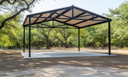 Metal Trusses for car ports bardominiums storage buildings