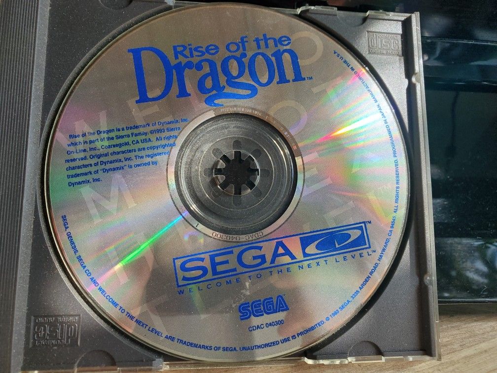 Rise of the Dragon for the Sega CD