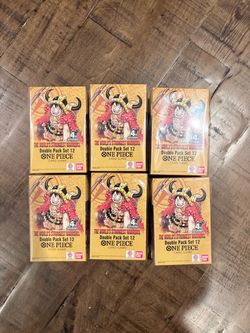 6x Lot 2026 Bandai One Piece The World's Strongest Warriors (OP-17) Double Pack Set Vol. 12