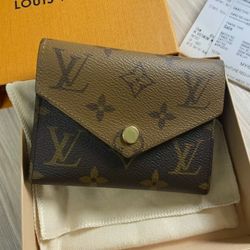 LV Victoria Patchwork Tri-fold Wallet