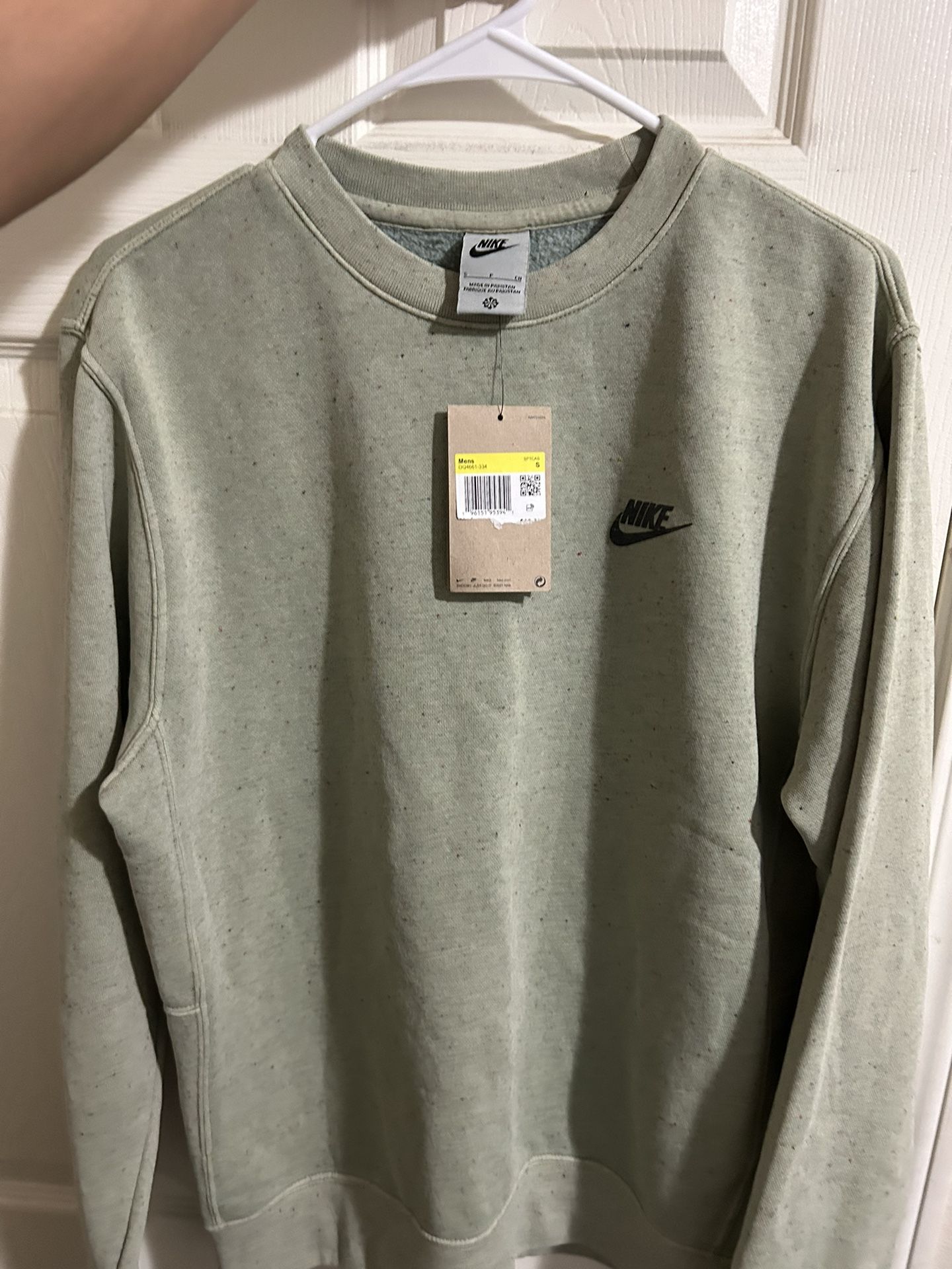 Men's Nike Club+ Revival Crewneck Sweatshirt Medium Olive
