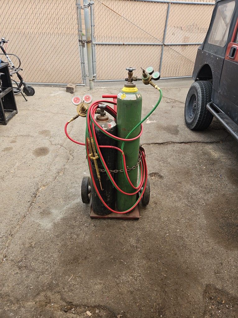 Gas Welder&cart