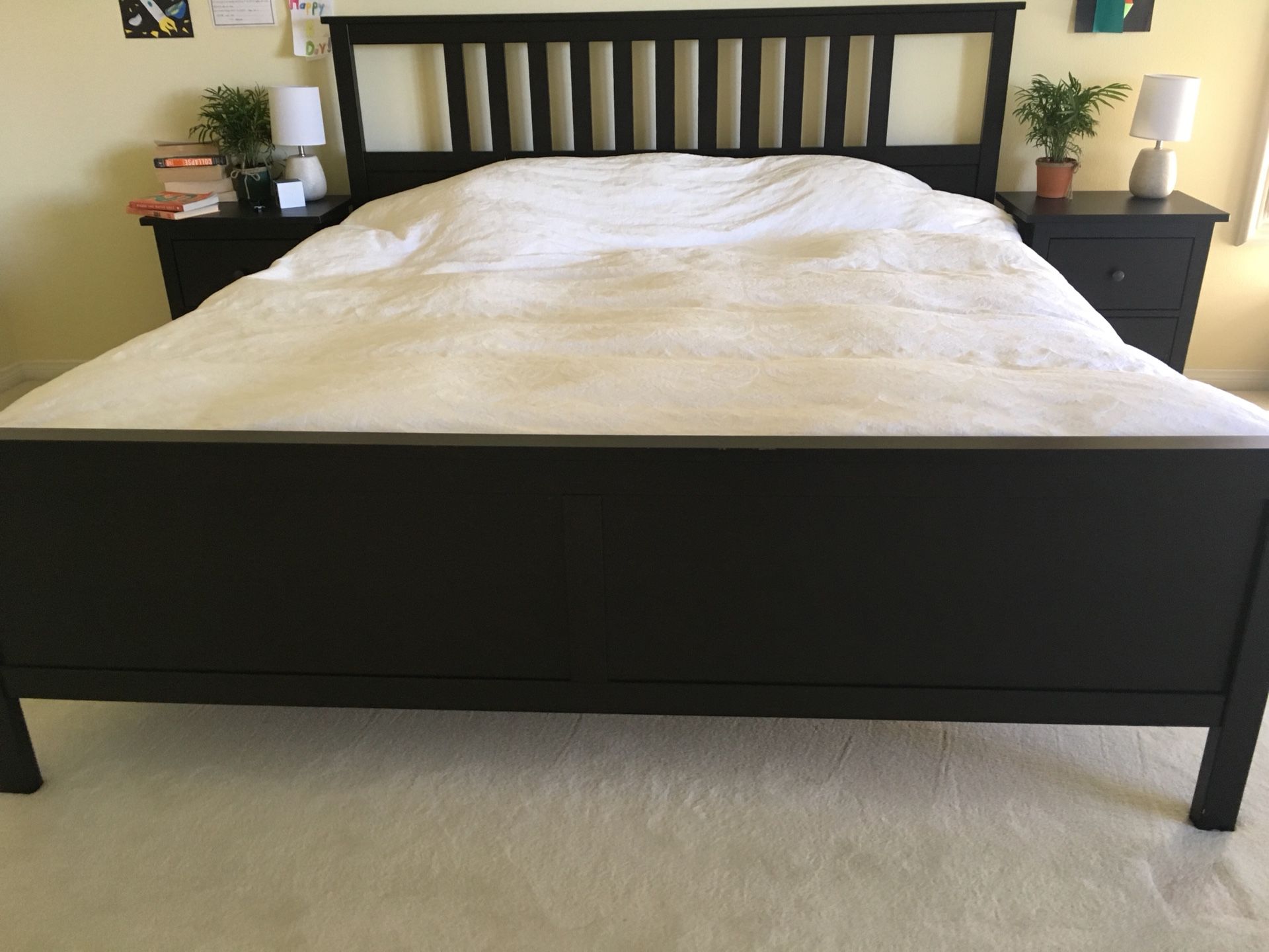King sized bed from IKEA