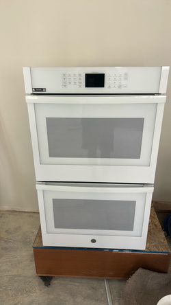 GE Double Wall Oven White