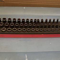 Snap-on Tools  45 pc 3/8" Drive 6-Point Metric Flank Drive® Combination Socket Set with PRO-FI™ Organization (6–20 mm) (Red)