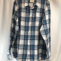 Wrangler Men's Regular Fit Plaid Long Sleeve Shirt