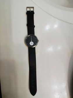 Reloj Volvo Stan Steel , Leather Correa
