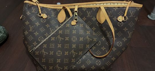 Louis Vuitton  never full mm tote bag (authenticated)