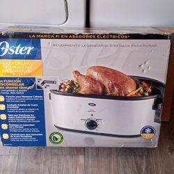 Oster 22 Quart Stainless Steel Roaster Turkey Oven