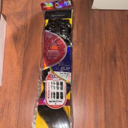 Soprano Magic Clip-In Extensions – 100% Indian Remi Human Hair, Straight