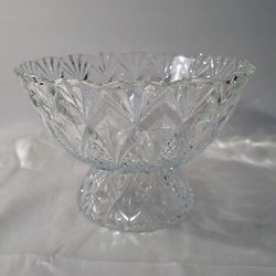 Crystal Pedestal, Footed Dish, Pineapple, And Star