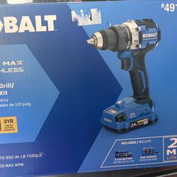 Kobalt 24v max brushless Drill/ Driver Kit