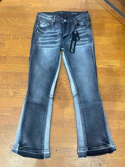 Purple jeans