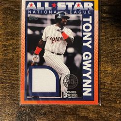 Tony Gwynn All Star Patch 