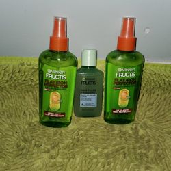 2 Straightening Mist 6oz/1 Serum 3.8oz Garnier Fructis 