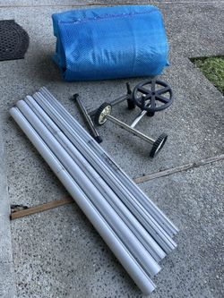 Pool Cover With Roller