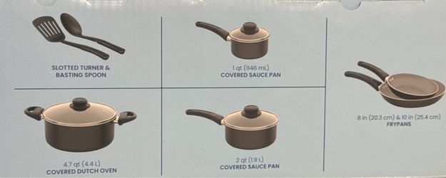 Pan set 10 piece