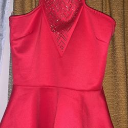 Pink Peplum Top