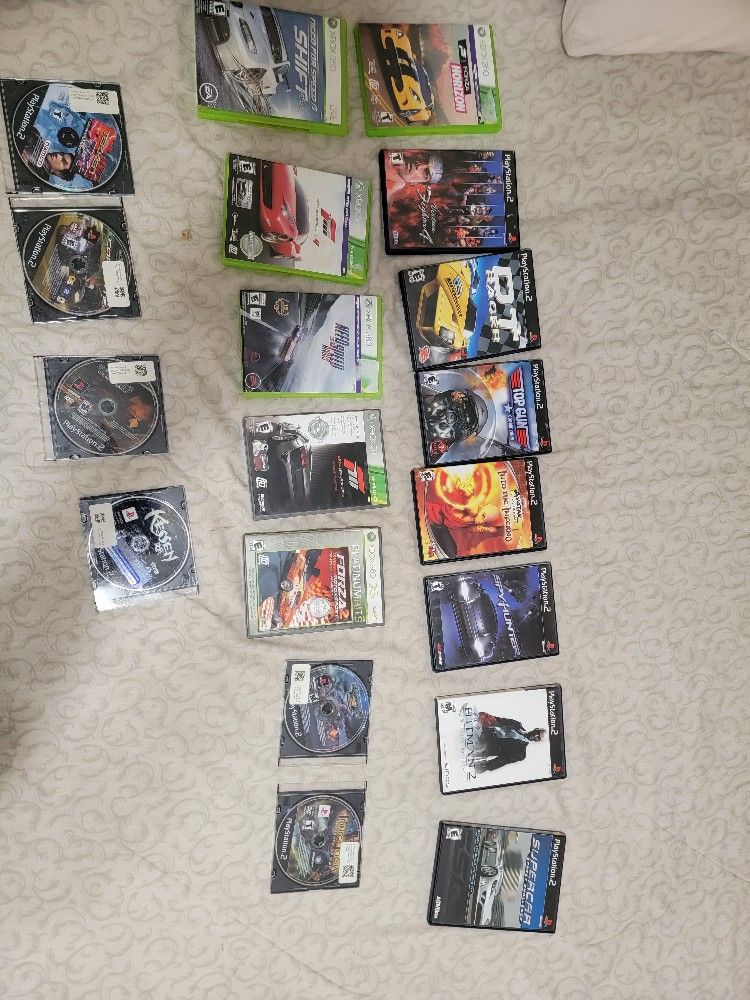 6 Xbox Games And 13 Ps2 Games