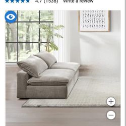 Sereen 4-piece Fabric Modular Chairs 