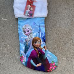 Disney Frozen Christmas Stocking Anna Elsa 18 Inch