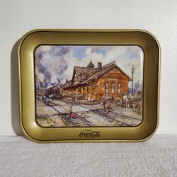 Vintage: 1988 Coca Cola B & O Railroad Station Serving Tray