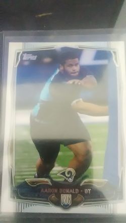 AARON DONALD LOS ANGELES RAMS TOPPS ROOKIE