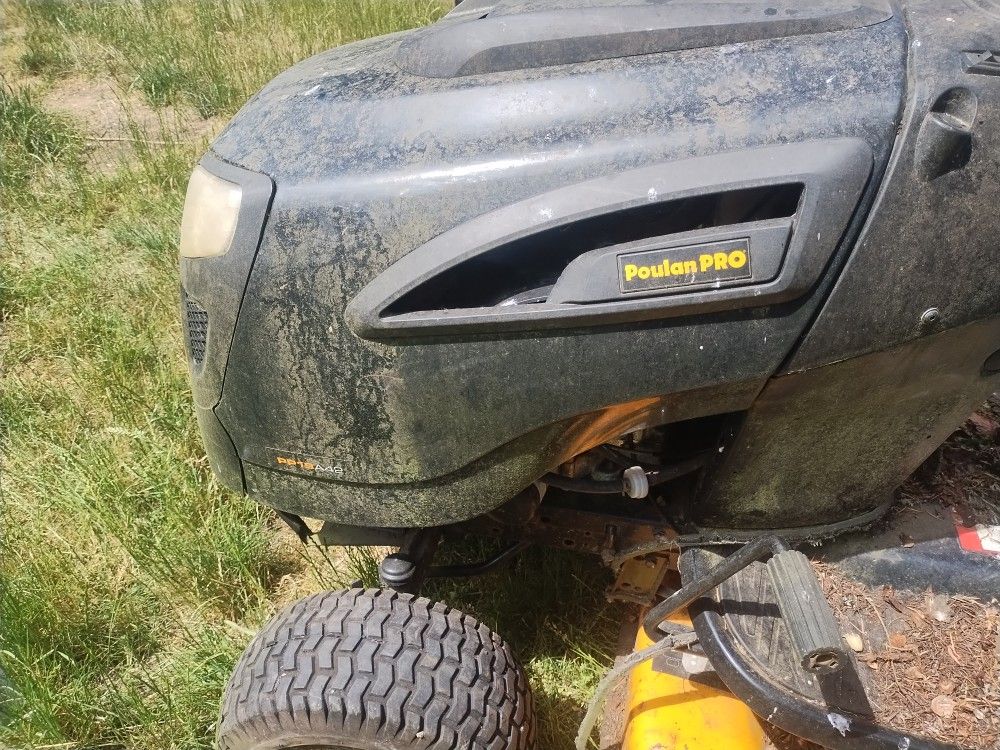 Old Mower Parts, No Tires Available On The Black One