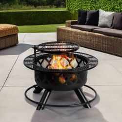 New Wood Grill BBQ  Fire Pit 