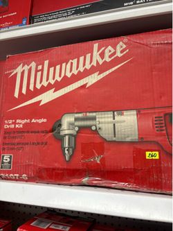 Milwaukee new 1/2” right angle drill