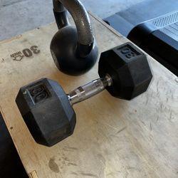 Kettlebell And Dumbbell