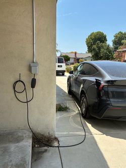 EV charging EV charger car charger Tesla wall connector charger nema 1450 outlet level 2