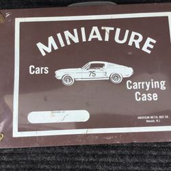 Vintage Miniature Car Carrying Case 1975