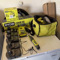 Ryobi mixed tool set