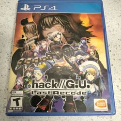 Hack//G.U. Last Record PS4