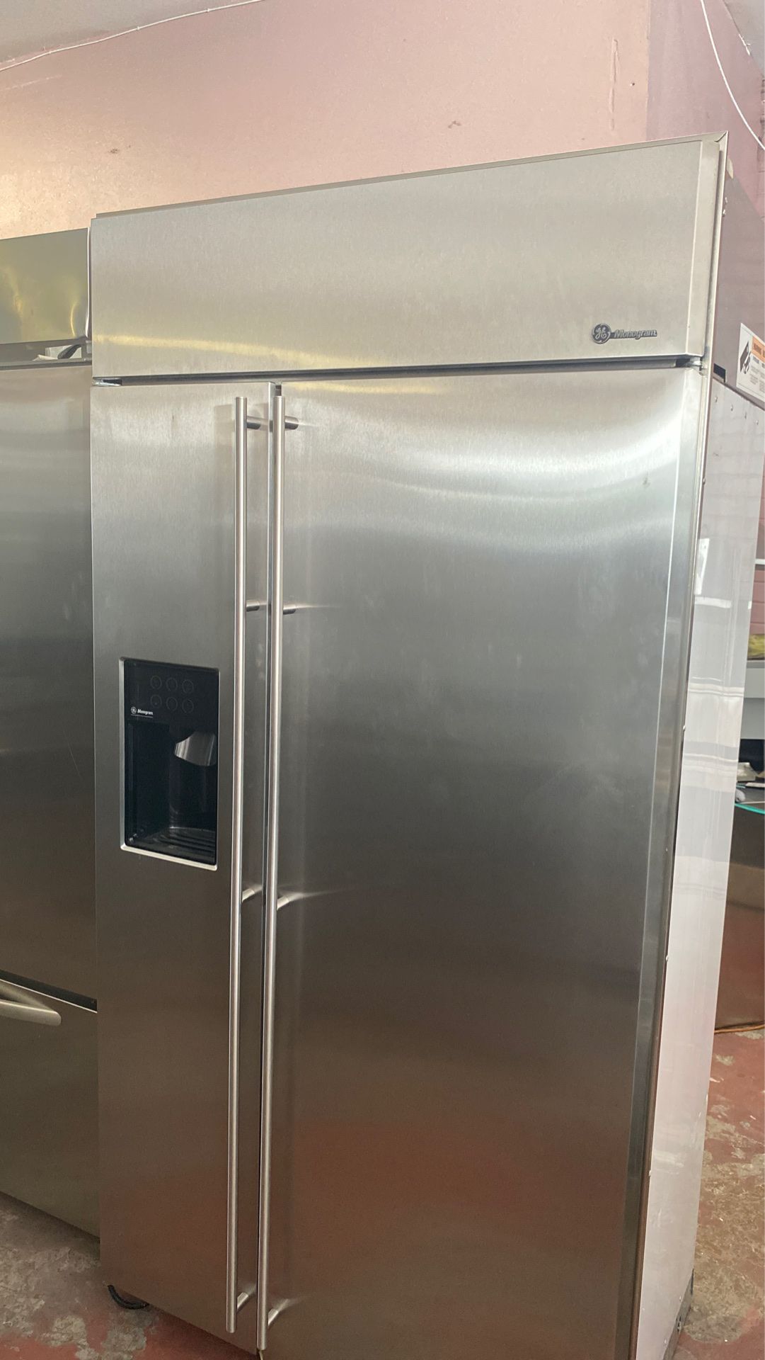 GE monagram 42” built in refrigerator stainless steel