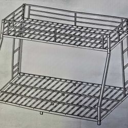 Twin Over Full Size Metal Bunkbeds