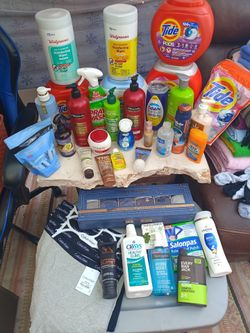 Giant bundle of hygiene and household items