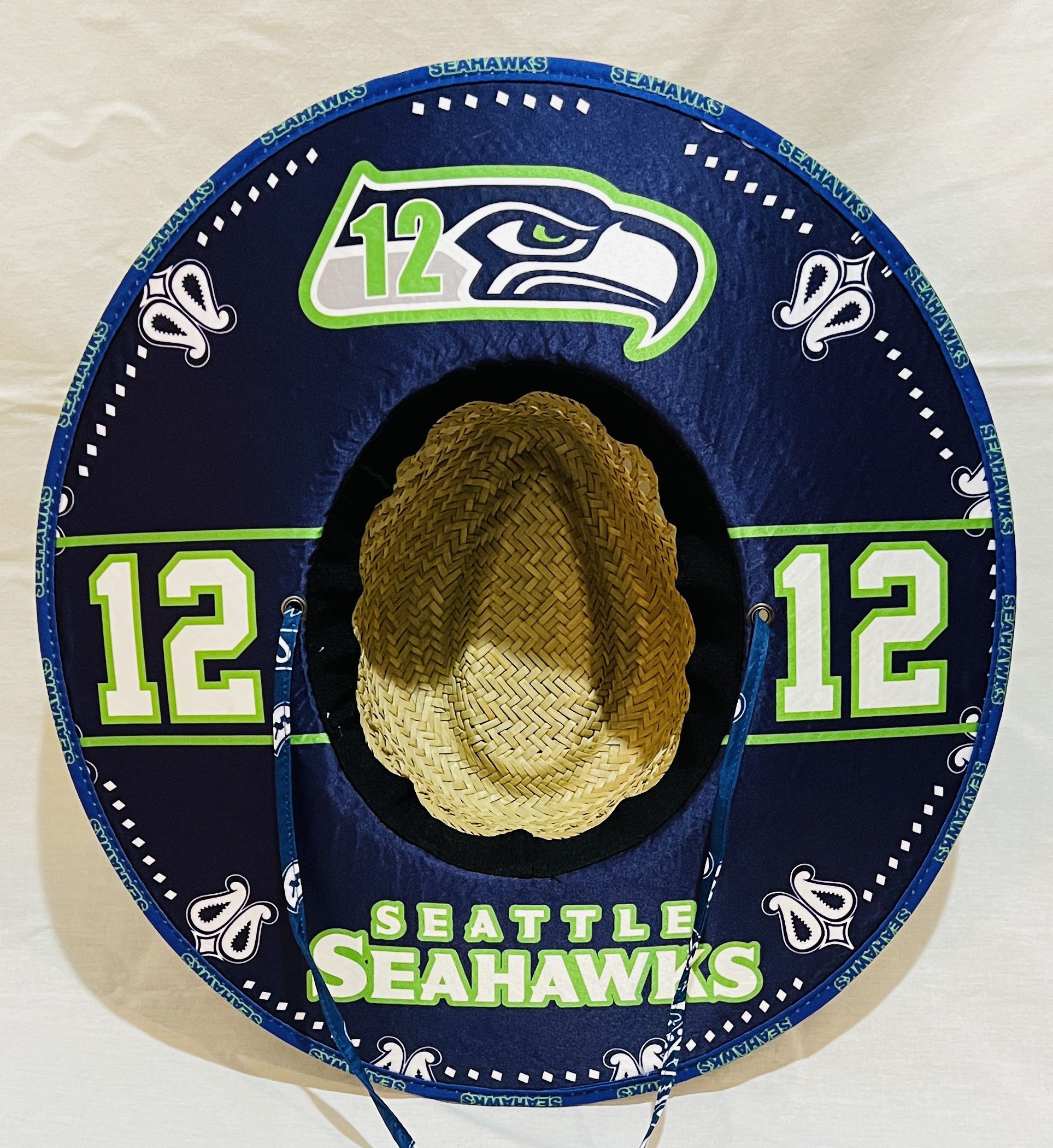 Seattle Seahawks Straw hat great gift 🎁 order now (I also have other Teams)