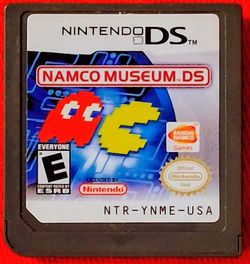 Namco Museum DS Nintendo DS Original Game Cartridge Classic Arcade Collection Pac Man Galaga Dig Dug Retro Handheld Video Game