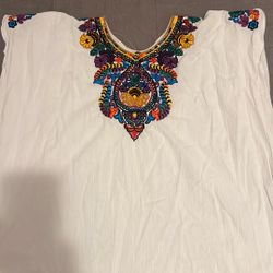 Embroidered Shirt From Cartagena Colombia 