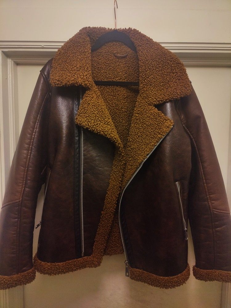 Zara Aviator Bomber jacket 