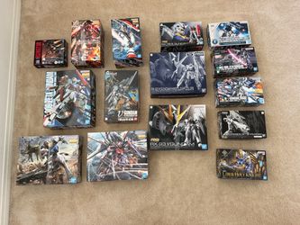 Gundam Gunpla Model Kit Lot – MG / RG / HG – Brand New