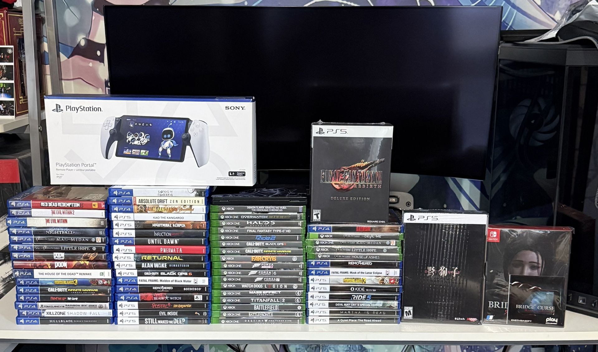 PlayStation 5, PlayStation 4, PlayStation 2 & Nintendo Switch Games