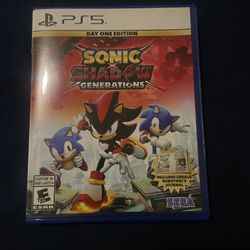 Sonic Shadow Generations Day One Edition For PS5