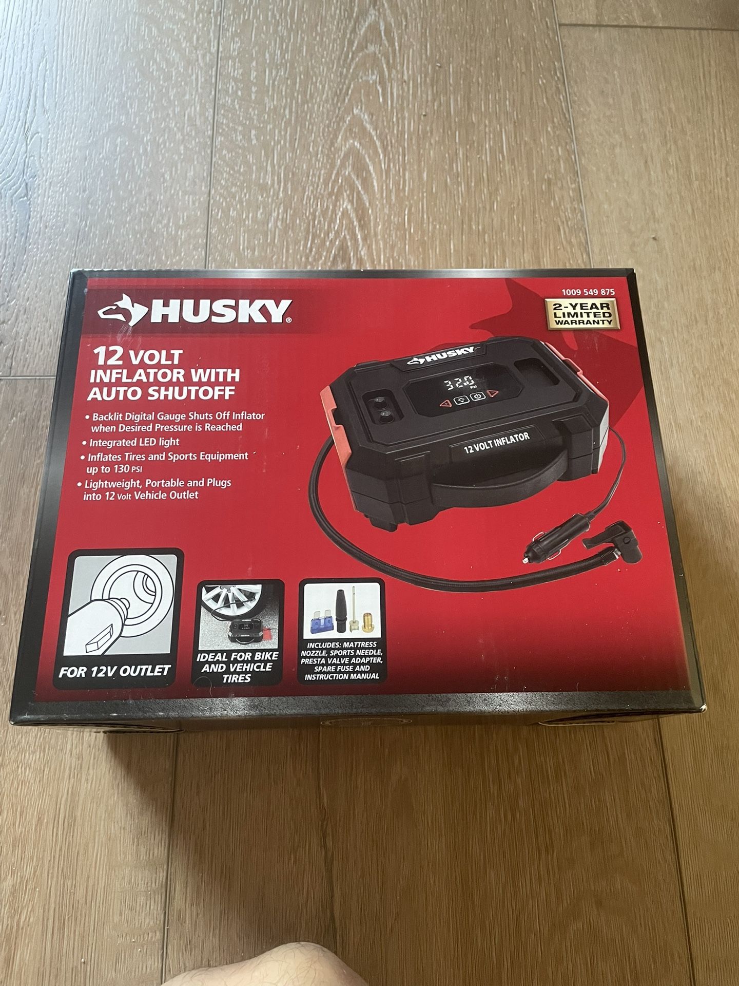 Husky 12 Volts Car Inflator 