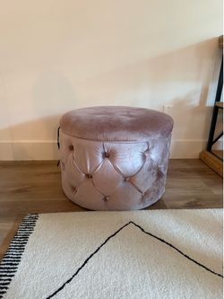 Purple Storage Ottoman