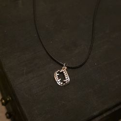 Vampire Teeth Charm Necklace 