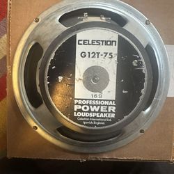 UK Made Celestion G12T75 16 Ohm Speakers (pair)